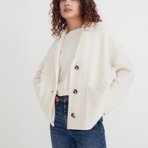 MadeWell 
Herringbone Sweater Blazer Item NG695